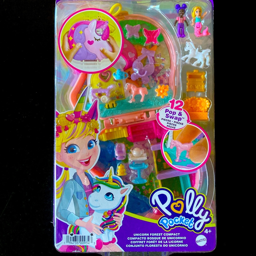 Polly Pocket Unicorn Forrest Compact